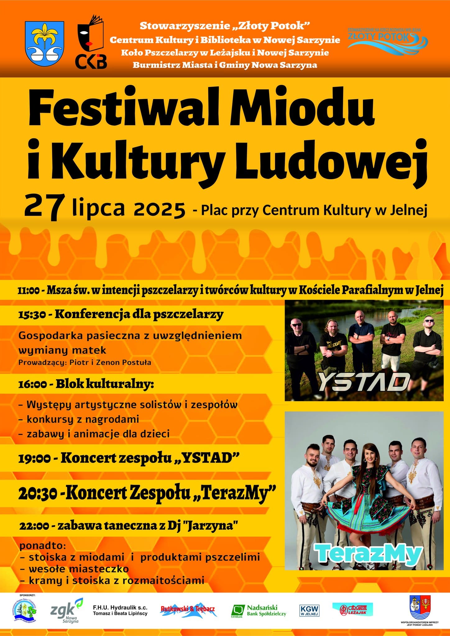Festiwal Miodu i Kultury Ludowej w Jelnej