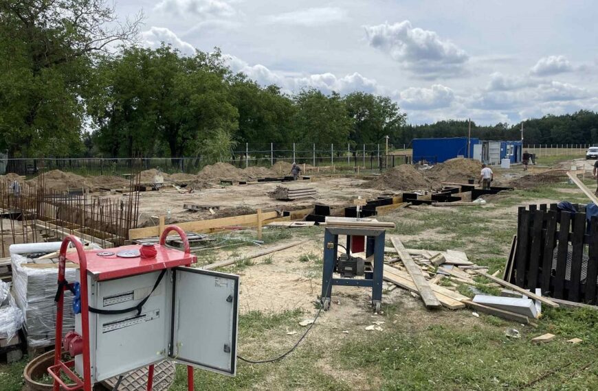 Ruszyła budowa nowej hali sportowej przy Szkole Podstawowej w Opaleniskach