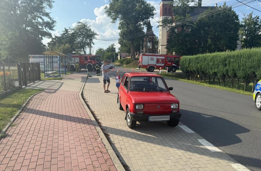 Wypadek z udziałem 11-latki na hulajnodze elektrycznej w Giedlarowej