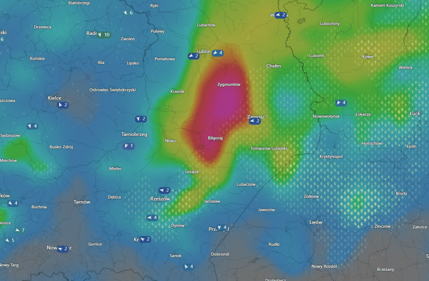 Jak zapowiada się pogoda w nocy w powiecie leżajskim?