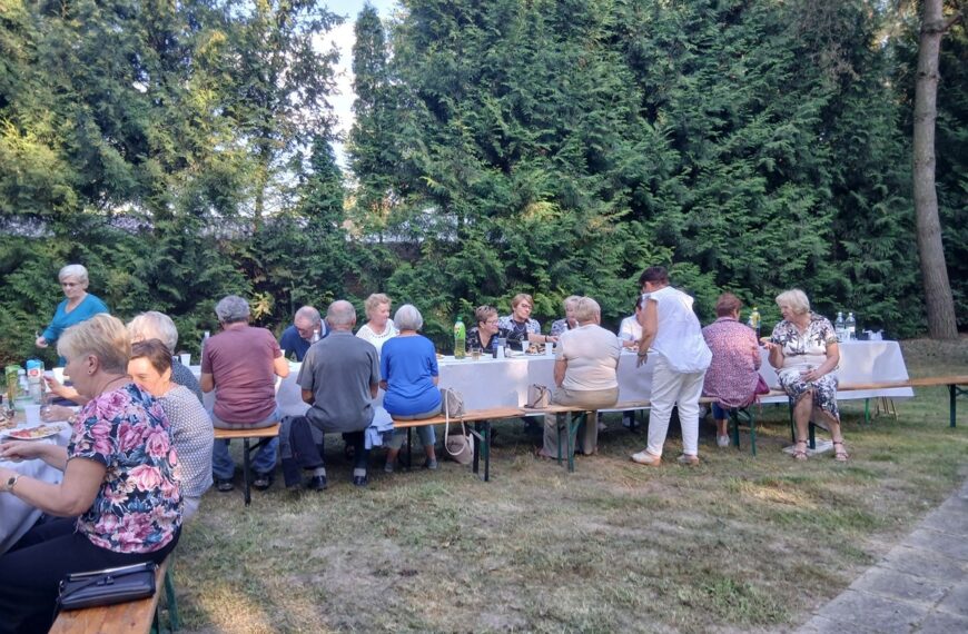 „Danie wspólnych chwil” – drugie spotkanie seniorów nad Zalewem „Czyste”