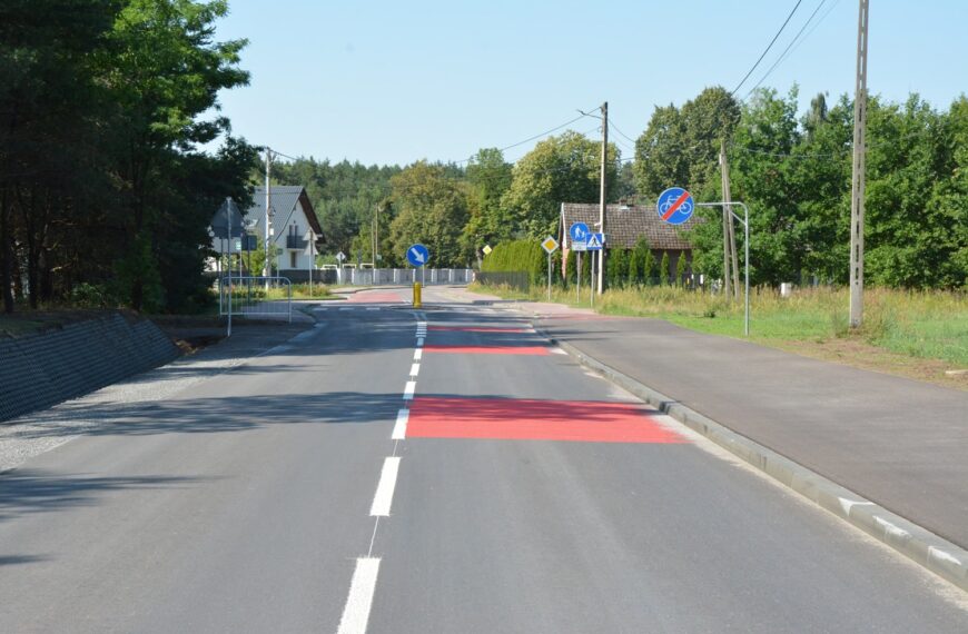 Zakończono przebudowę drogi powiatowej
