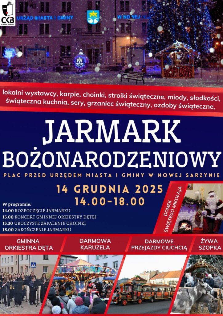 Jarmark Bożonarodzeniowy w Nowej Sarzynie