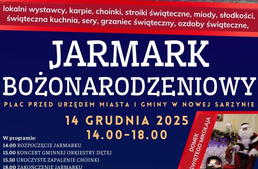 Jarmark Bożonarodzeniowy w Nowej Sarzynie